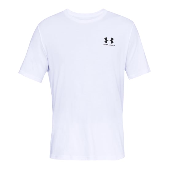 Under Armour Mens Sportstyle Short-Sleeved T-Shirt (White/Black) - Image 1
