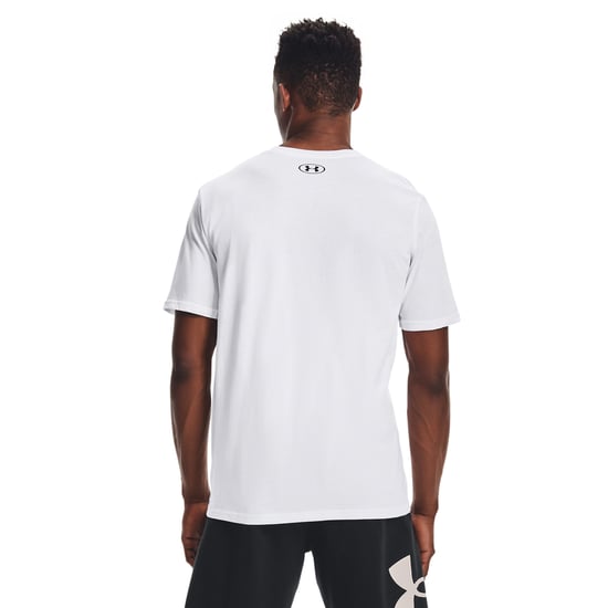 Under Armour Heren Sportstyle T-shirt met korte mouwen (Wit, Zwart) - Image 2
