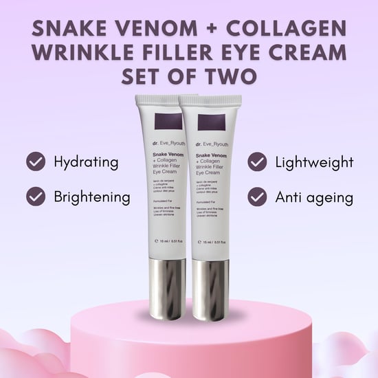 2 x Snake Venom + Collagen Wrinkle Filler Eye Cream 15 - Image 3