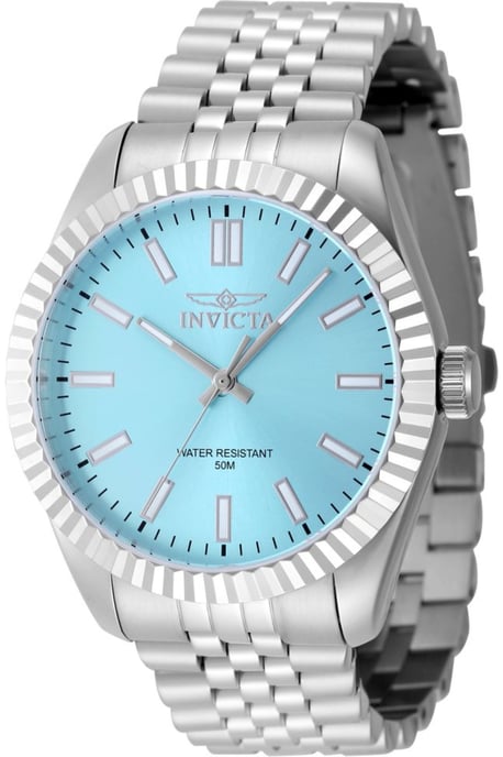 Invicta Specialty 48906 Heren Horloge - Quartz Uurwerk - Roestvrij Staal met blauwe Wijzerplaat - 43mm - Image 1