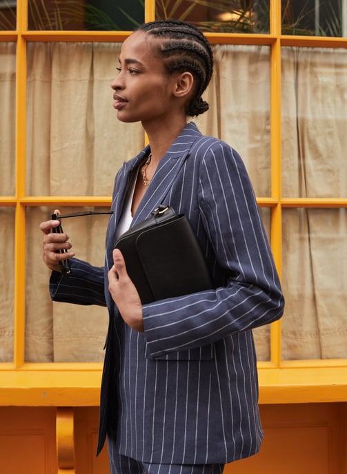 Thea Linen Blazer - Image 2