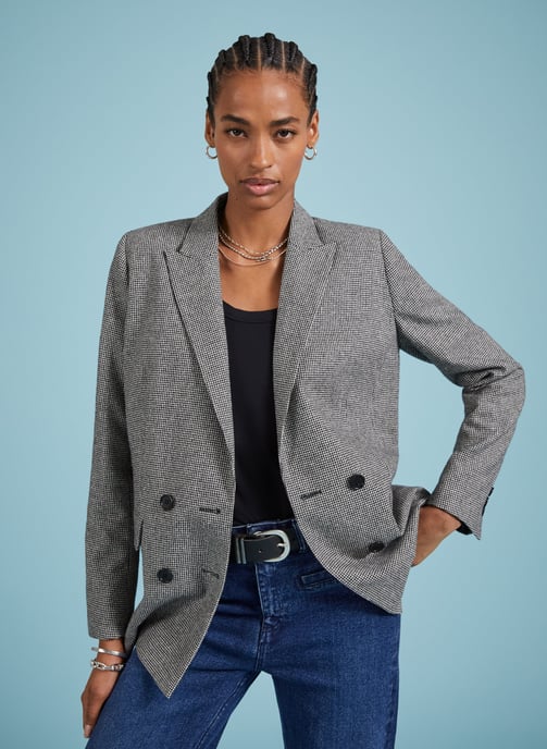 Beatrix Recycled Wool Blend Blazer - Image 1