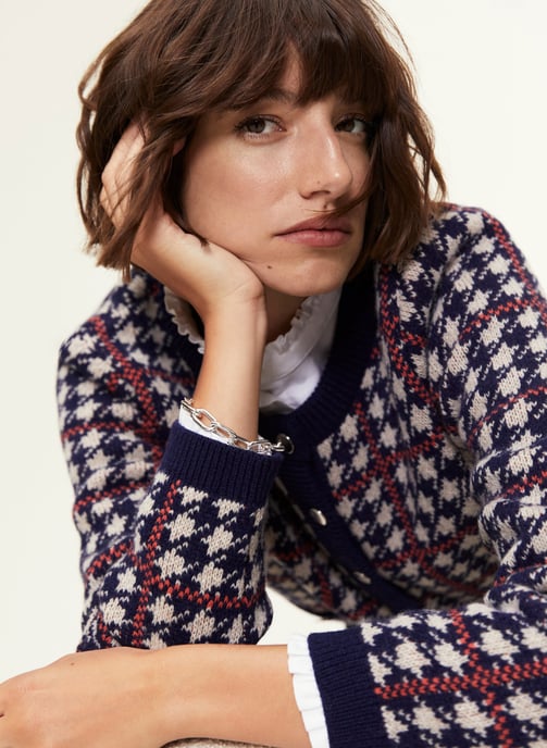 Prudence Recycled Wool Knitted Jacket - Image 2