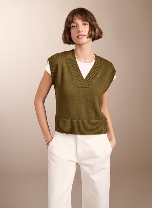 Charlene Organic Cotton Merino Blend Tank - Image 1