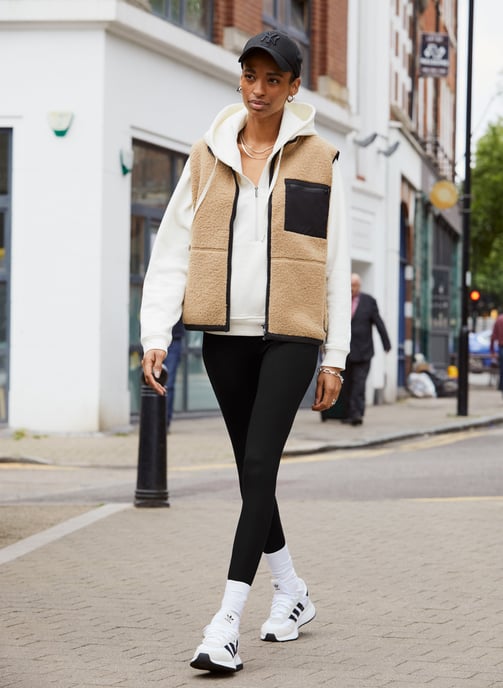 Elif Recycled Fleece Gilet - Image 2