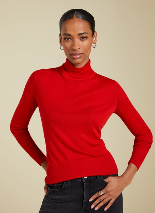 Augustina Sheer Wool Top - Image 1