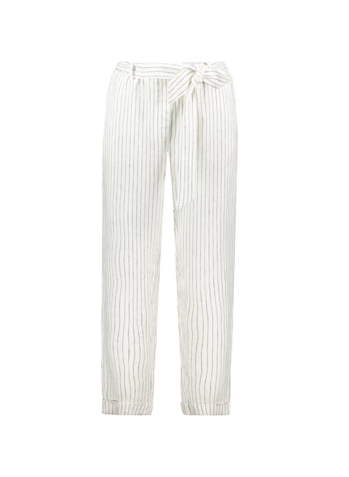 Jaycee Linen Tapered Trousers - Image 3