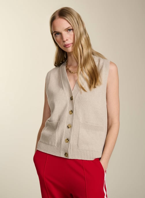 Anita Recycled Wool Vest - Image 1