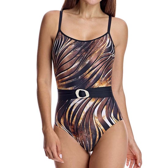 W251281 Women's Round Neck Swimsuit - Image 2