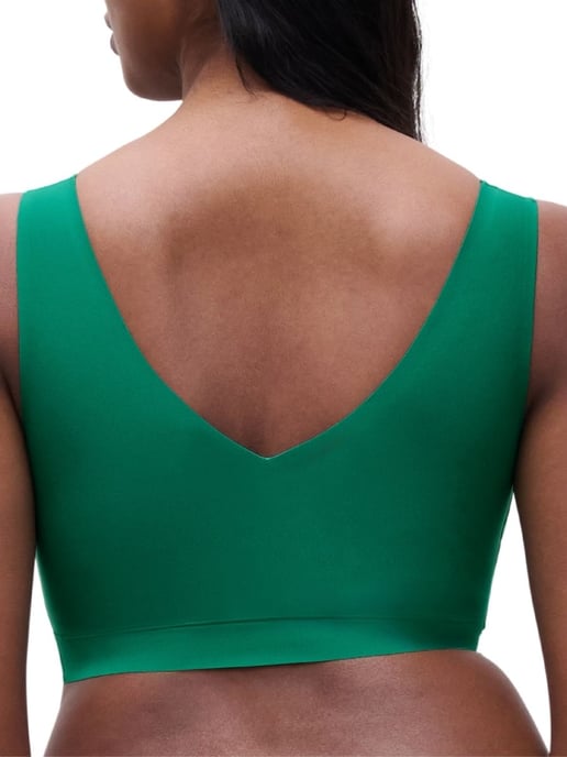 SoftStretch V-Neck Jersey Crop Top - Image 2