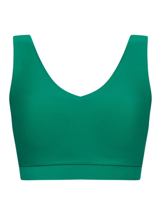 SoftStretch V-Neck Jersey Crop Top - Image 3