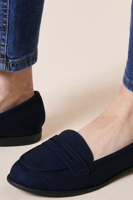 Wide Fit Lara Penny Loafers - Image 2