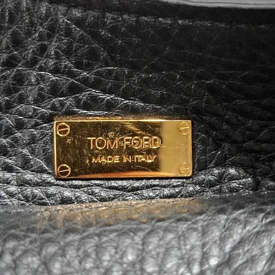 Tom Ford Top Handle Shoulder Bag in Black Leather - Image 6