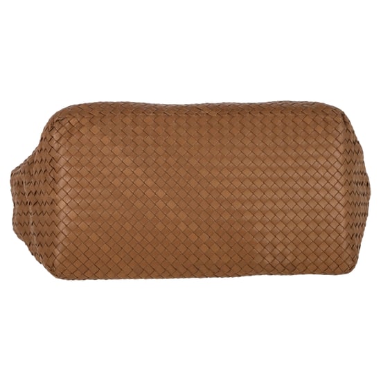 Bottega Veneta Intrecciato Tegelväska i brunt läder - Image 4