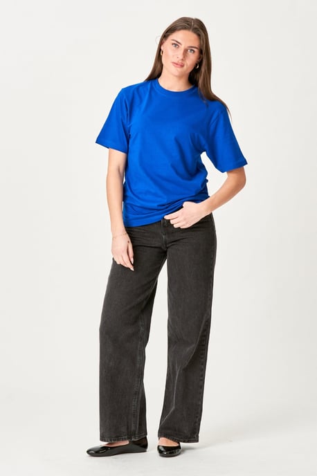 Oversized T-shirt - Koningsblauw - Image 3
