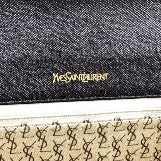 Yves Saint Laurent Vintage Leather Clutch Bag - Image 6