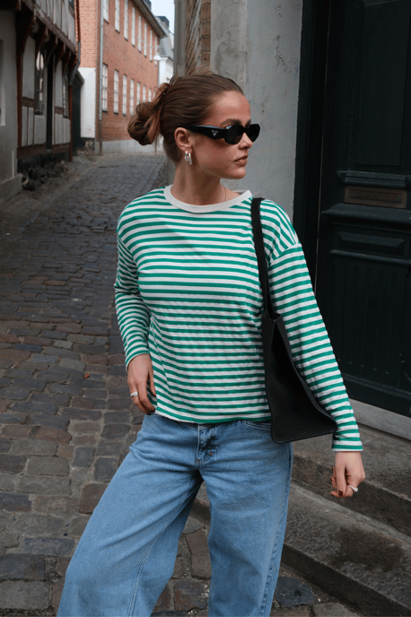 Gestript overhemd - Groen - Image 3