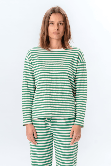 Gestript overhemd - Groen - Image 5