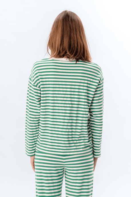 Gestript overhemd - Groen - Image 6