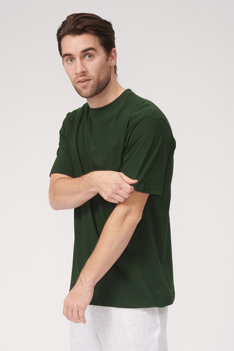 Oversized T-shirt - Donkergroen - Image 3