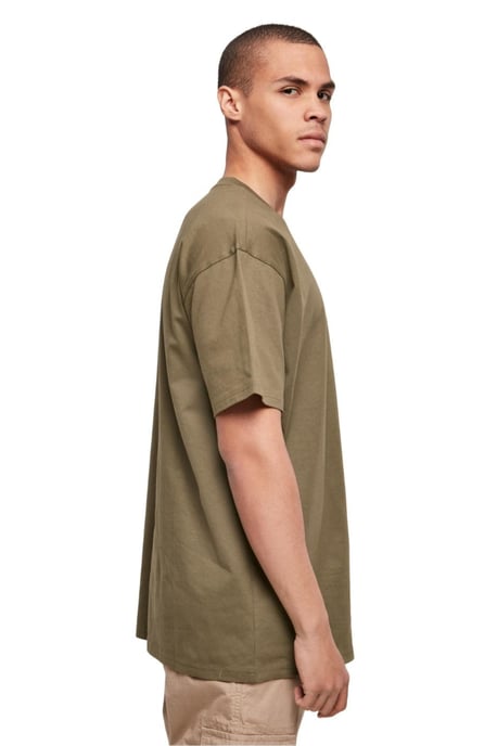 Zwaar oversized T-shirt - Olijf - Image 3