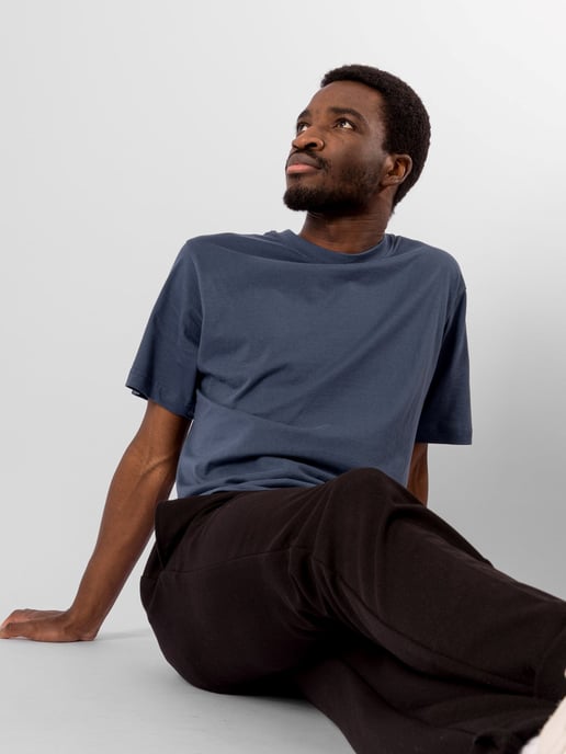 Oversized T-shirt - Havenblauw - Image 2