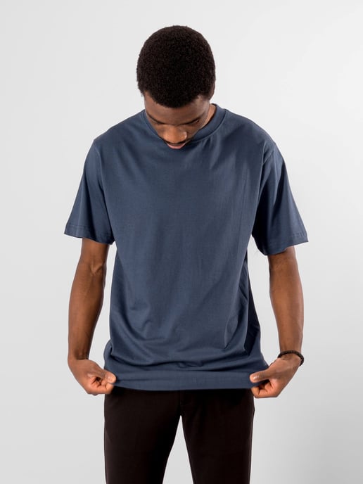 Oversized T-shirt - Havenblauw - Image 3