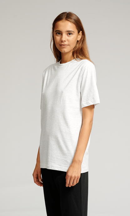 Oversized T-shirt - Lichtgrijs gemêleerd - Image 3