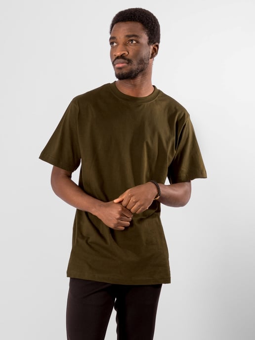 Oversized T-shirt - Olive - Image 3