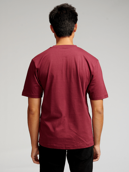 Oversized T-shirt - Bordeaux - Image 4