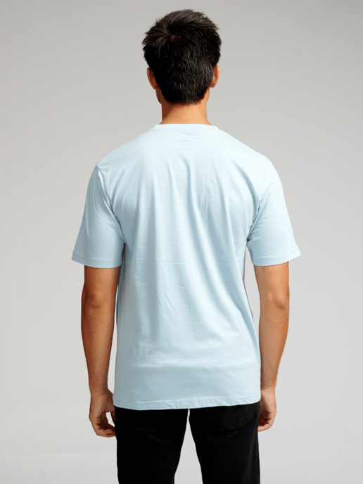 Oversized T-shirt - Hemelsblauw - Image 4