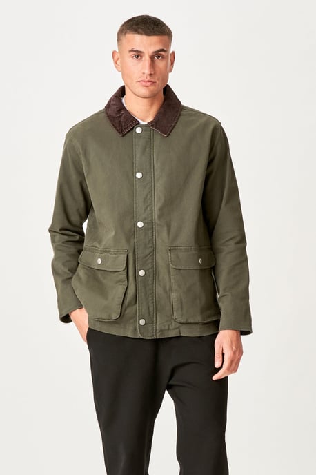 Twill jack - donker olijfgroen - Image 3