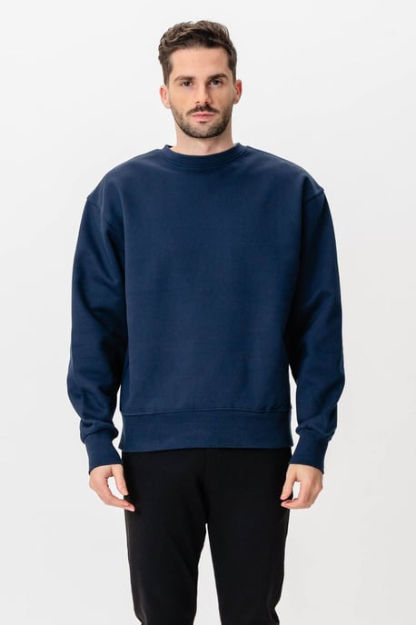 Heavy Crewneck - Navy - Image 1