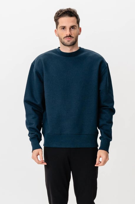 Heavy Crewneck - Mottled Navy - Image 1