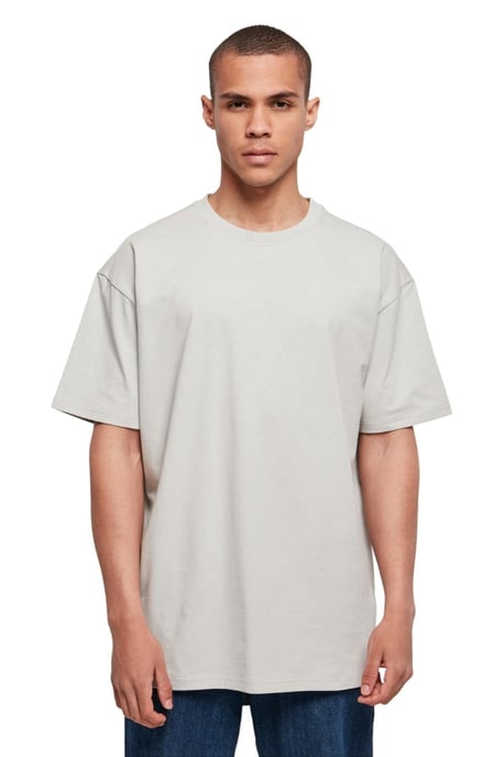 Zwaar oversized T-shirt - licht asfalt - Image 1