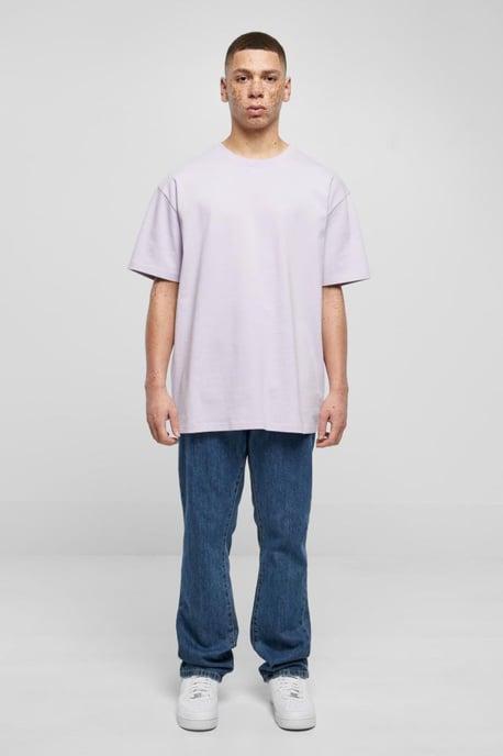 Zwaar oversized T-shirt - Lila - Image 3