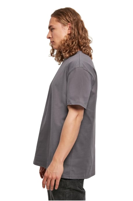 Zwaar oversized T-shirt - Donkergrijs - Image 3