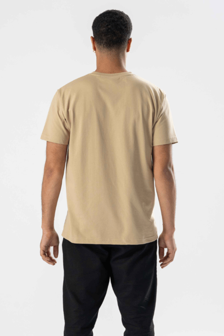 Normaal T-shirt - Beige - Image 3