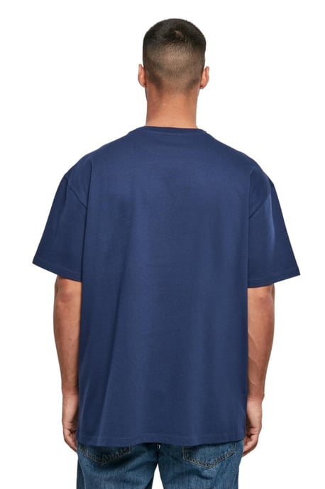 Zwaar oversized T-shirt - Donkerblauw - Image 2