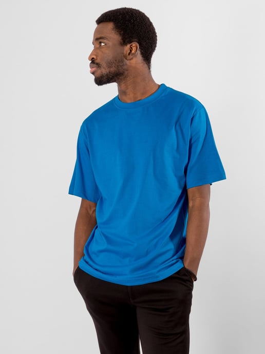 Oversized T-shirt - Turkoois Blauw - Image 3