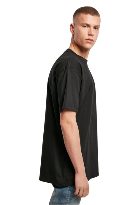 Zwaar oversized T-shirt - Zwart - Image 3
