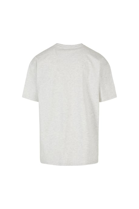 Zwaar oversized T-shirt - lichtgrijs - Image 2