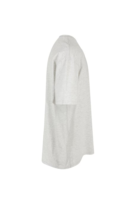 Zwaar oversized T-shirt - lichtgrijs - Image 4