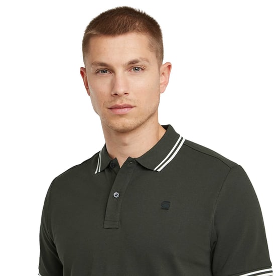 G Star Raw Dunda Slim Stripe Polo Polo Shirt - Image 6