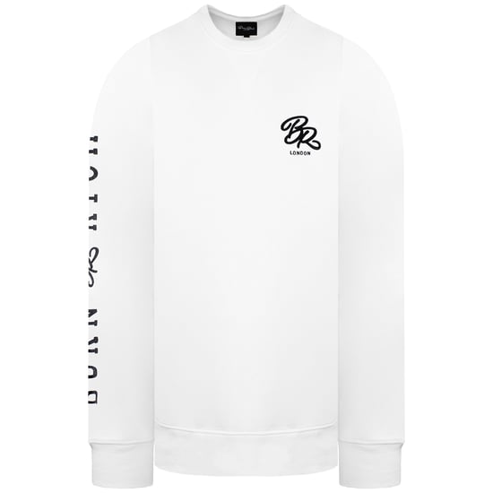 Born Rich Elvan Crew Mens White Tracksuit - Image 2