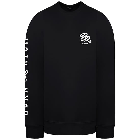 Born Rich Elvan Crew Mens Black Tracksuit - Image 2