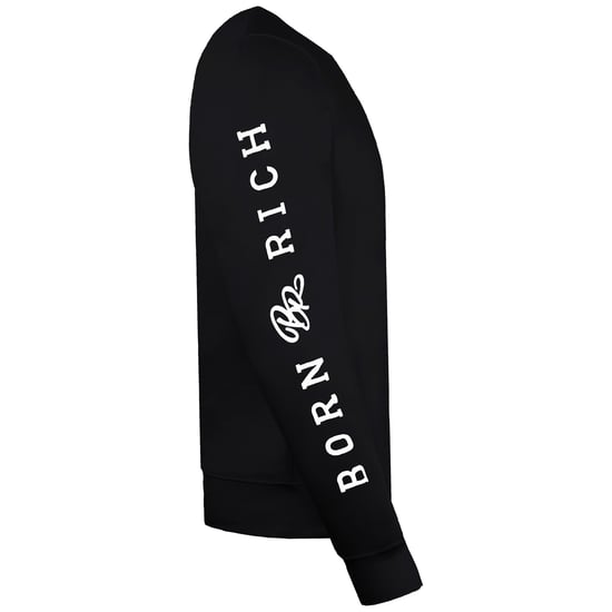 Born Rich Elvan Crew Mens Black Tracksuit - Image 3