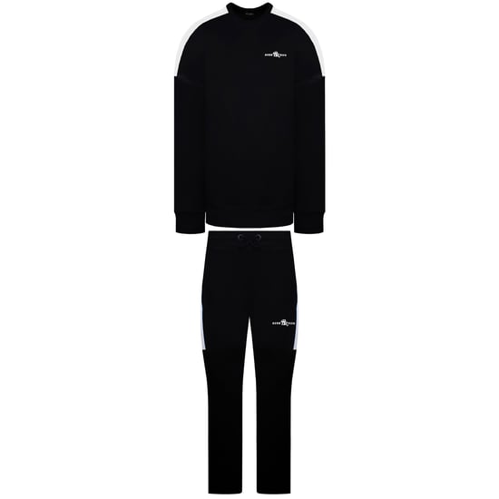 Born Rich Rimel Crew Mens Black Tracksuit - Image 1