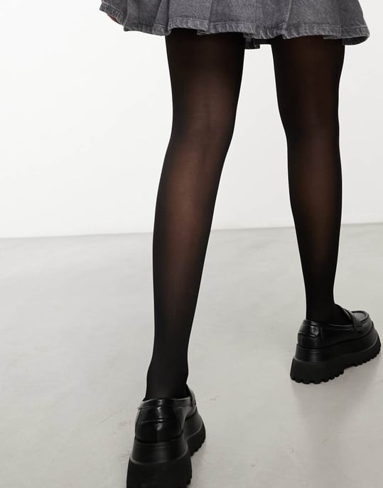 Pretty Polly Everyday Opaques 4-pack 60 denier tights in black - Image 4