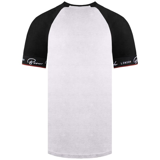 Born Rich Aden Mens Light Grey T-Shirt - Image 2